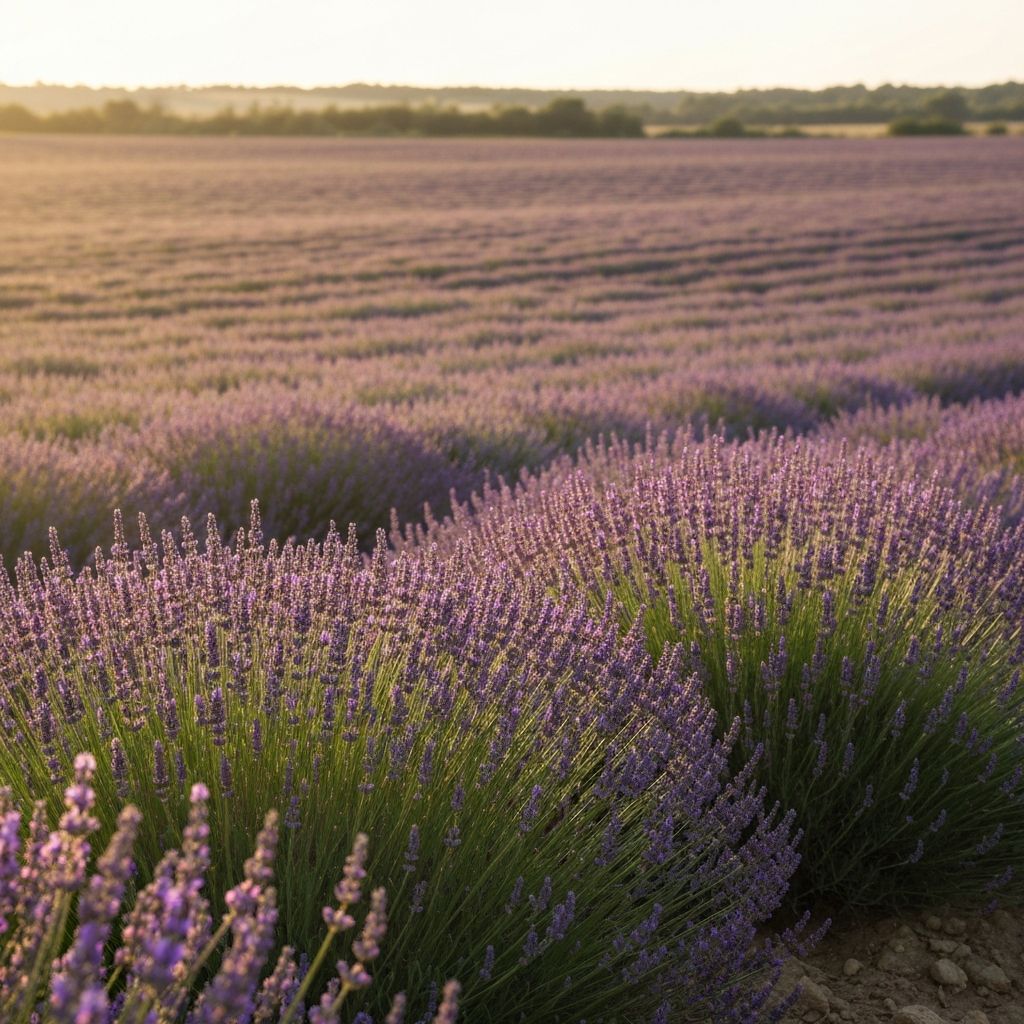 Campo de lavanda en España